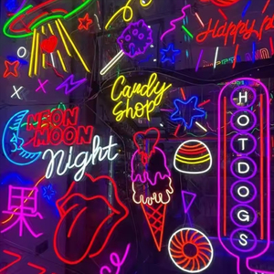 Logotipo personalizado Uv impresión Dropshipping carta acrílico Led señalización pared ascendida restaurante tienda bar Club letrero de neón para Decoración - Product Image 6