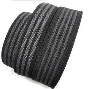 Verschillende Maten En Kleuren Rotan Webbing Grosgrain Linten Buisvormige Gedrukt Singels Dubbelzijdig Non-Slip Elastische Band