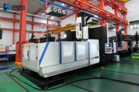 Centre d'usinage CNC à portique GUOSHENG GMF3019T, haute rigidité pour le métal, FANUC