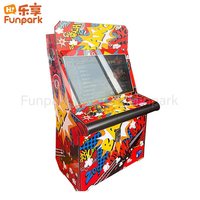 Borne d'arcade Street Fighter à entretien facile, machine de jeu vidéo à monnayeur pour 2 joueurs