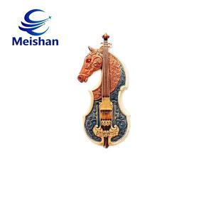 Imanes de Resina Sintética Ecológicos con Forma de Cabeza de Caballo <span class=keywords><strong>Morin</strong></span> Khuur, Estilo Mongolia Interior, Recuerdos de Viaje al por Mayor de Meishan - Product Image 2