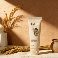 Soins des mains personnalisés à l'huile de son de riz, hydratant doux, nourrissant, anti-gerçures, anti-pollution, éclaircissant, parfum frais pour les mains