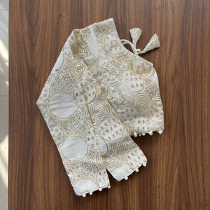 Blusa tradicional de última moda de Boutique India Elegante y cómoda Listo para usar Diseñador Blusas exclusivas Estilo - Product Image 3