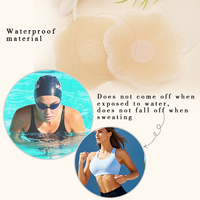 Soutien-gorge adhésif invisible en silicone réutilisable et imperméable, sans couture, pour un effet push-up et de maintien des seins, idéal pour le quotidien et le sport
