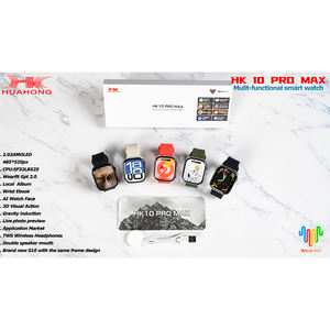 Reloj Inteligente HKSF HK10 Pro Max, Nuevo S10 con Pantalla AMOLED de 2.02'', Esfera de Reloj con IA, Auriculares Inalámbricos TWS para IOS y Android - Product Image 1