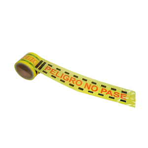 Cinta <span class=keywords><strong>de</strong></span> Advertencia <span class=keywords><strong>de</strong></span> Fibra Óptica Personalizada con Logotipo Impreso, <span class=keywords><strong>de</strong></span> PE Acrílico, Impermeable, <span class=keywords><strong>de</strong></span> Bajo Ruido, Multiestilo, Peligro, Precaución, Advertencia para Cartones - Product Image 5