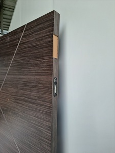 Hiện đại kiến trúc Veneer tuôn ra cửa 20 phút cháy đánh giá cửa gỗ 5-ply xây dựng Swing mở cong đúc nhập biệt thự - Product Image 3