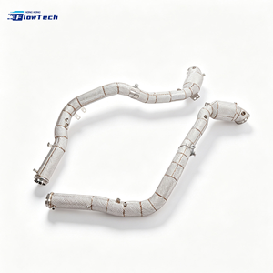 FlowTech T304 สแตนเลสสตีล 200 เซลล์ ไฮโฟลว์ สำหรับ Mercedes G63 AMG W465 M177 4.0T V8 - Product Image 5