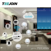 Hub IR WiFi intelligent, télécommande universelle pour appareils de maison connectée, compatible avec Alexa, Google Home et Tuya, matériau ABS, portée de 8 m