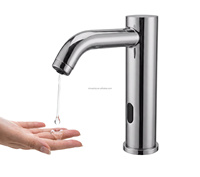 Robinet à capteur sans contact en acier inoxydable chromé, très vendu, pour lavabo et chambre à coucher |   Utilisation commerciale et domestique