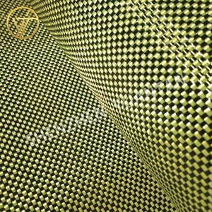 Rollo de tela de fibra híbrida de aramida de carbono <span class=keywords><strong>1K</strong></span> 90gsm barato y fino de China - Product Image 3