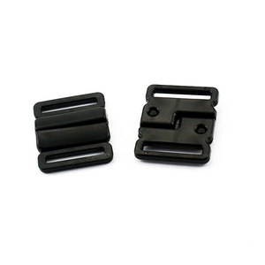 Hebillas de liberación lateral de plástico de 20 mm y 25 mm, negras, duraderas, para bolsos, resistentes al desgaste - Product Image 1