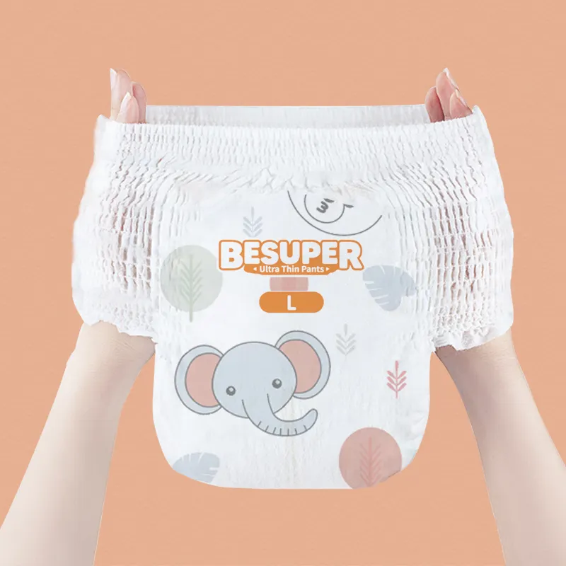 Besuper ULTRA THIN baby diaper pant training pant hot sell in Southeast Asia and Russia