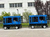 Remolque móvil 100kVA 80kW Prime Power Generador diésel silencioso 50Hz con motor diésel DCEC para exteriores 60Hz 1/3 Fase