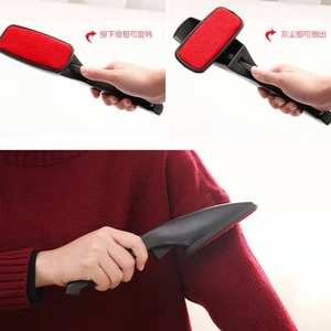 Spazzola per rimuovere lanugine magiche 3 pezzi spazzola per lanugine reversibile spazzola per peli di animali domestici rossa spazzola per lanugine riutilizzabile pelliccia di cane o gatto - Product Image 4