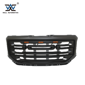 Nuovissima Griglia Anteriore Aftermarket Offroad in ABS Nero con LED per Sierra 2016 2017 2018 - Product Image 1