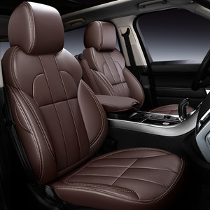Housses de siège de voiture universelles quatre saisons en cuir véritable, design tendance, housses de siège de voiture personnalisées, six, sept et huit sièges complets - Product Image 4