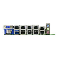 Carte mère industrielle embarquée H81 LGA1150, 6 ports Ethernet Gigabit I225, 6 ports COM RS485, VGA, DDR3 Max 8 Go pour pare-feu et routeur