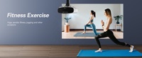 Vidéoprojecteur LED sans fil WiFi 4K Full HD 1080p Android 13 1300 ANSI avec autofocus optique et correction trapézoïdale, entièrement scellé, vente en gros d'usine