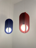Lustre en feutre PET minimaliste moderne nordique, design rétro, lampe suspendue LED pour la décoration de restaurants, cafés, hôtels, salons de thé