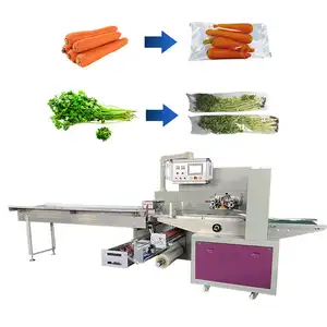 Fully Automatic Horizontal Wrapping Flow Pack Packing Machine Ice Cream Lolly Popsicle Packaging Machine