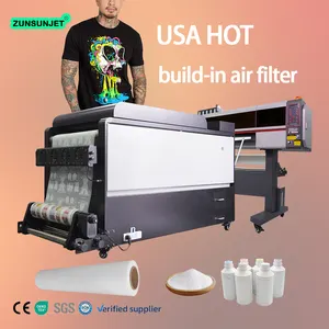 digital 60cm dtf printer printing machine 24 inch with shaker oven for small business