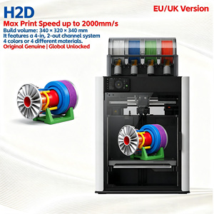 Impresora 3D H2D Ams Combo Multicolor, Hotend Totalmente Metálico, Alta Velocidad 2000 mm/s, para Impresión de Figuras y Diseño de Productos - Product Image 1