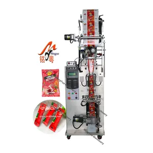 full automatic vertical ketchup sachet filling machine liquid chocolate paste sauce pouch packing machine