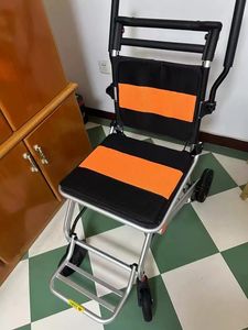 Materiale pieghevole in lega di alluminio leggero per sedia a rotelle per aerei portatile materiale per sedia a rotelle opzionale - Product Image 5