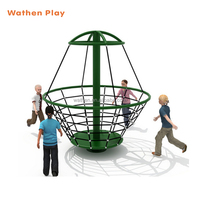 Filet de corde pivotant pour enfants de haute qualité équipement de terrain de jeu extérieur pour parc d'aventure