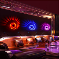 Lampu Dinding LED Dalam Ruangan Lampu Spiral Kreatif Lampu Dinding Dekoratif Tangga Latar Belakang Koridor Klub KTV