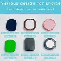Mini boîte à baume au design coloré exquis Vente en gros Récipient à blush cosmétique irrégulier Emballage Pot de poche Boîte compacte