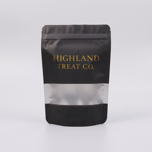 Bolsa de Mylar Compostable Personalizada al por Mayor, con Cierre Hermético, de Grado Alimenticio, para Frutos Secos, Dulces, Bolsa Doypack con Ventana Transparente - Product Image 2