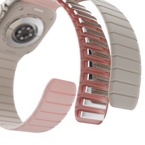 Bracelet magnétique réversible en silicone breveté CM pour <span class=keywords><strong>Apple</strong></span> <span class=keywords><strong>Watch</strong></span> Ultra et séries 11, 10, 49 mm / 46 mm / 45 mm / 44 mm / 42 mm - Product Image 4