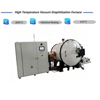 Four de graphitisation sous vide pour fibres de carbone, chauffage par induction IGBT, traitement thermique par carbonisation à 2800°C