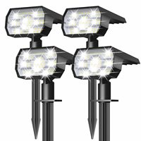 Lampes solaires LED pour allées, étanches, pour jardin, paysage, pelouse, cour, chemin
