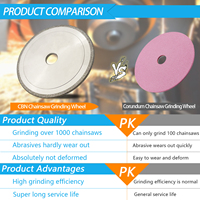 Disque d'affûtage CBN électroplaqué REZZ pour scie à chaîne, 5-3/4 pouces, pour affûteuse Spark 30c