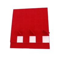 Coussinets en caoutchouc mousse EVA rouge 25*25*4MM Protecteur de bord de séparateur de verre pour emballage de protection avec mousse