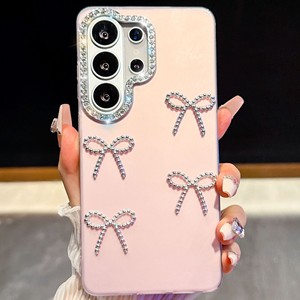เคสโทรศัพท์มือถือแบบสายคล้องมือประดับเพชร รุ่นหรูหรา สำหรับ Samsung S26 Ultra, Galaxy S25 Ultra, S24 Plus, S23, A57, A37, A56 - Product Image 6