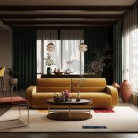 Offre Spéciale d'usine Meubles modernes pour salon Canapés modulaires Ensemble de lit Canapé en cuir Canapé de salon 2 places