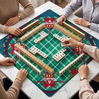Nouveau Tapis de Mahjong en Caoutchouc Naturel de Luxe 2026, Motif Classique, Tapis de Jeu Professionnel Antidérapant, Tapis de Table Personnalisé, Prix Bas, Faible MOQ