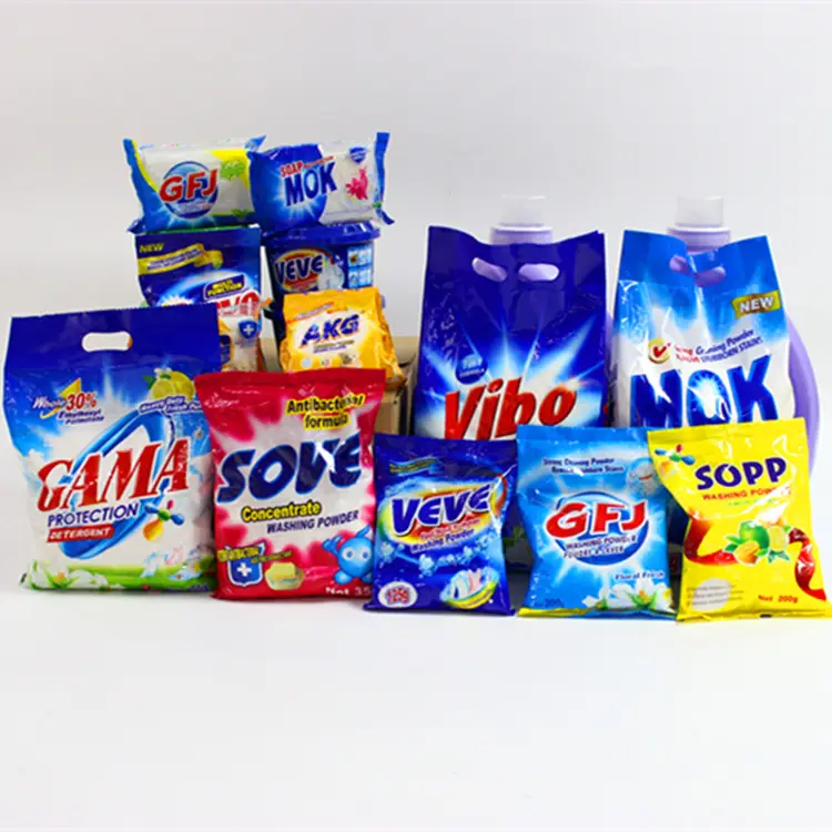 Strong power detergent laundry professional washing powder directly factory price with carton packing