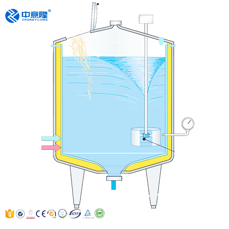 Stainless Steel Liquid Mixer tank With