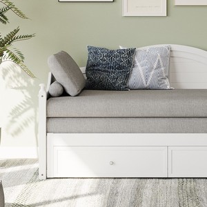 <b>Sofa</b> Bed With Storage Drawers <b>Wooden</b> <b>Frame</b> Bedroom Living Room Use - Product Image 3