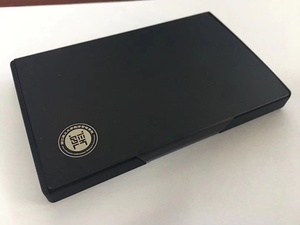 Unai Fashion Tempat Kartu Nama Stainless Steel Dompet Kartu untuk Wanita/Pria Sablon/Sabuk Sutra Tanpa Penutup Promosi - Product Image 5
