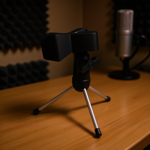 <b>Microphone</b> Table Stand 15cm Adjustable Desk Mount For Recording <b>Studio</b> Use - Product Image 3