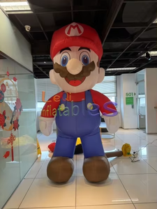 Super Mario Popular tamaño personalizado al aire libre personaje de dibujos animados gigante Super Mario dibujos animados Jumbo modelo inflable <span class=keywords><strong>Luigi</strong></span> para publicidad - Product Image 2