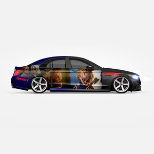 Venta al por mayor <span class=keywords><strong>Chucky</strong></span> Horror Themed Car Wrap 04, Car Livery, Cast Vinyl Wrap, Tamaño Universal, Car Wrap, Car Decal, Car Foil Design - Product Image 2
