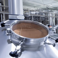 Système de brasserie artisanale clé en main HGMC 7BBL 1000L 15HL, équipement de brassage en acier inoxydable SUS304 pour microbrasserie et brasserie artisanale