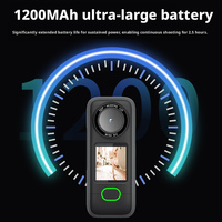 Mini Cámara para Bicicleta DLC, Video 4K, Resistente al Agua IPX6, Control por WiFi y Aplicación, para Ciclistas, Entusiastas de Deportes al Aire Libre, Grabación Diaria